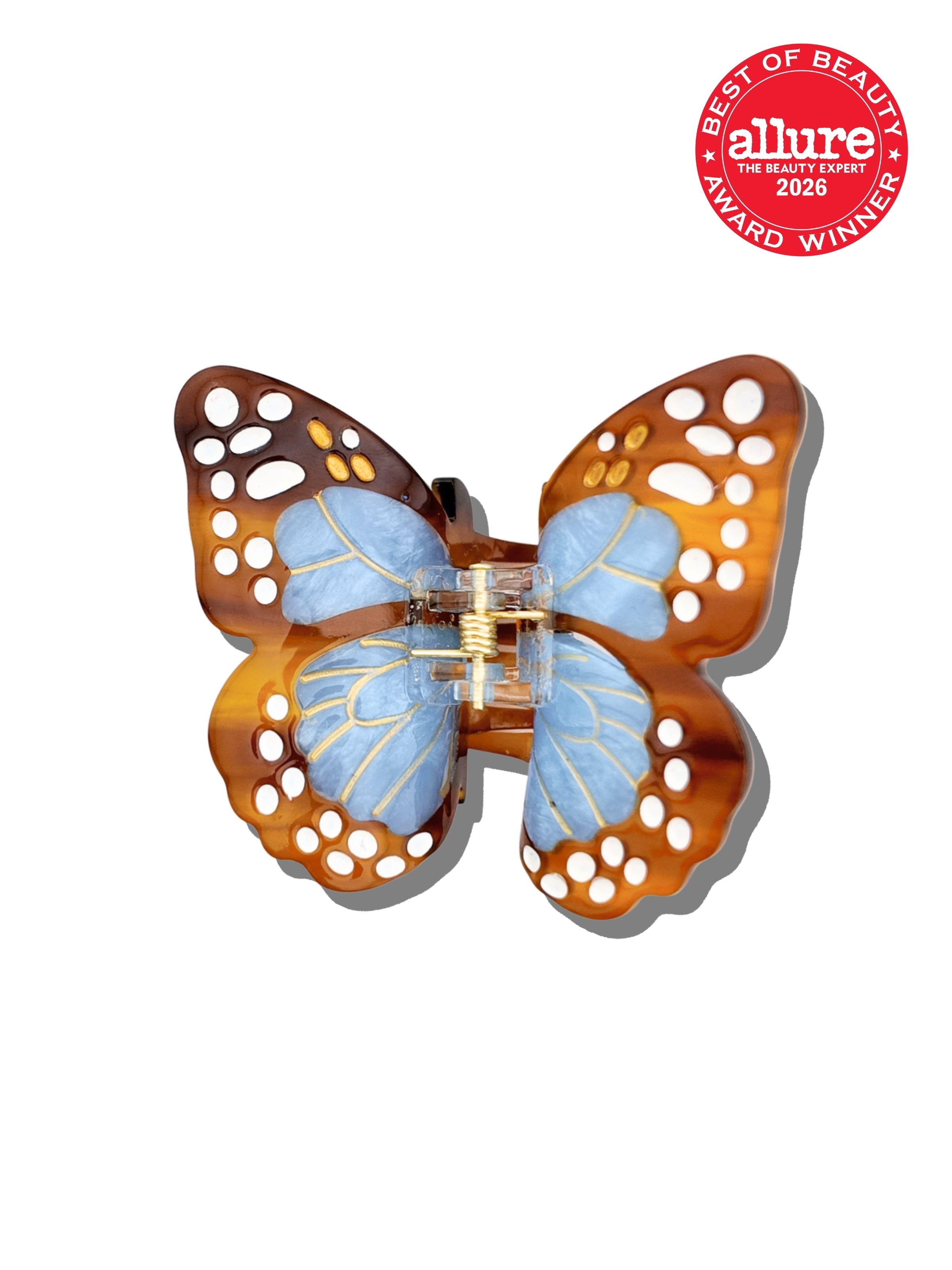 Hand-painted Boho Monarch Claw Hair Clip | Eco-Friendly