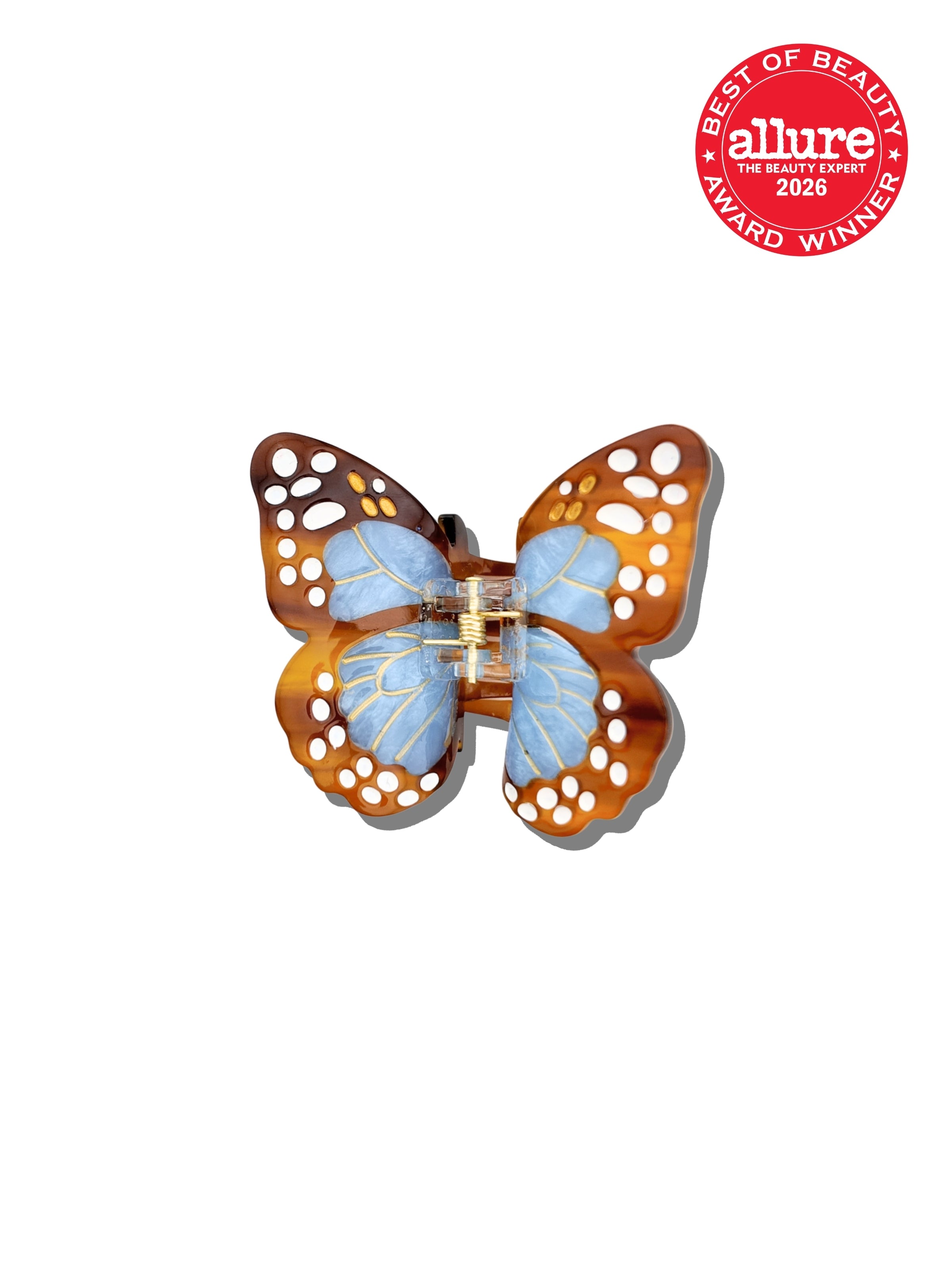 Hand-painted Mini Boho Monarch Claw Hair Clip | Eco-Friendly