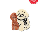 Hand-painted Puppy Friends Claw Hair Clip | Eco-Friendly