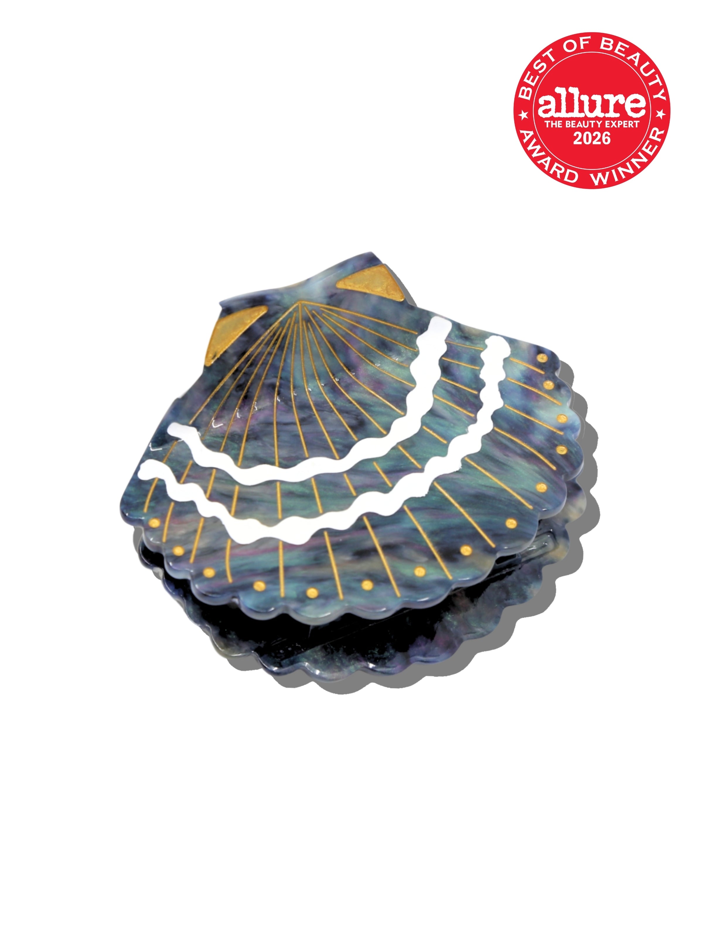 Hand-painted Seashell Claw Hair Clip | Eco-Friendly