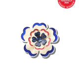 Hand-Painted Americana Flower Claw Clip | Eco-Friendly