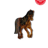 Hand-painted Horse Claw Hair Clip | Eco-Friendly