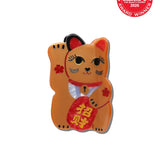 Hand-painted Maneki-Neko Cat Claw Hair Clip | Eco-Friendly