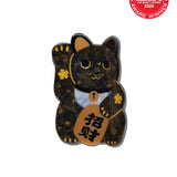 Hand-painted Maneki-Neko Cat Claw Hair Clip | Eco-Friendly