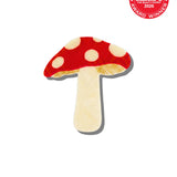 Hand-painted Mushroom Claw Hair Clip | Eco-Friendly