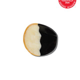 Hand-painted Black and White Cookie Claw Hair Clip | Eco-Friendly