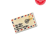 Hand-painted Airmail Laydown Hair Claw Clip | Eco-Friendly