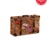 Hand-painted Vintage Luggage Claw Hair Clip | Eco-Friendly