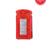 Hand-painted Telephone Box Claw Hair Clip | Eco-Friendly