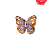 Hand-painted Mini Boho Monarch Claw Hair Clip | Eco-Friendly