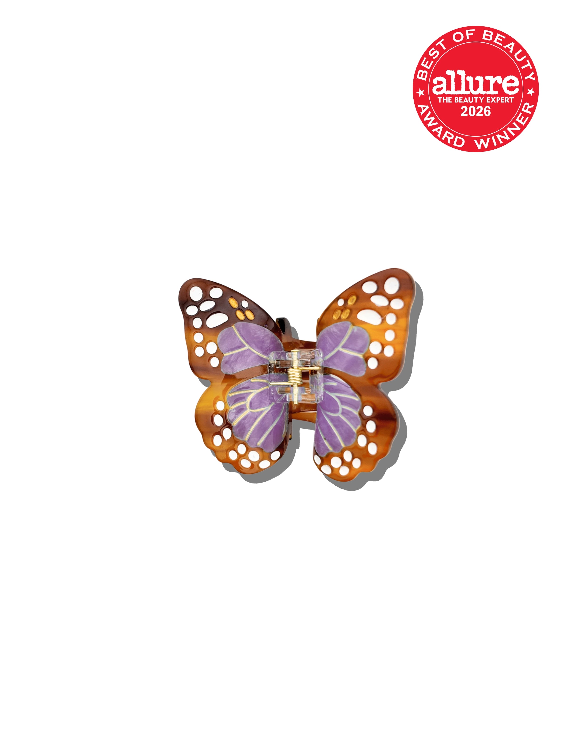 Hand-painted Mini Boho Monarch Claw Hair Clip | Eco-Friendly