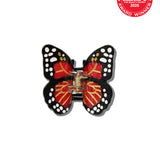 Hand-painted Mini Monarch Butterfly Claw Hair Clip | Eco-Friendly