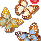 Hand-painted Boho Monarch Claw Hair Clip | Eco-Friendly