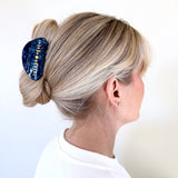 Hand-Painted Lunar Phases Hair Claw Clip | Eco-Friendly