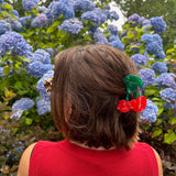 Hand-painted Cherry Fruit Claw Hair Clip | Eco-Friendly