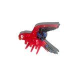 Hand-painted Parrot Bird Claw Hair Clip | Eco-Friendly