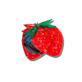 Hand-painted Strawberry Compact Mirror | Eco-Friendly