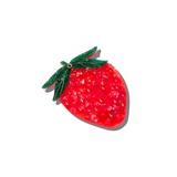 Hand-painted Strawberry Compact Mirror | Eco-Friendly