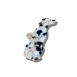 Hand-painted Dalmatian Dog Barrette Hair Clip | Eco-Friendly