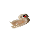 Hand-painted Swan Bird Barrette Hair Clip | Eco-Friendly