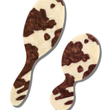 Hand-painted Cowhide Brush | Eco-Friendly