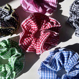 Giant Plaid Scrunchie