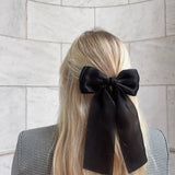 Handmade Organza Hair Bow Barrette