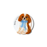 Hand-painted King Charles GripCharm | Eco-Friendly
