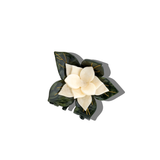 Hand-Painted Origami Magnolia Flower Hair Clip | Eco-Friendly