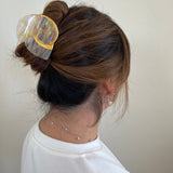 Hand-painted Shell Claw Hair Clip | Eco-Friendly