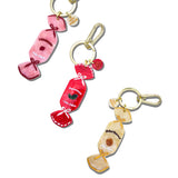 Hand-painted Candy Bag Charm + Keychain | Eco-Friendly