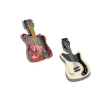 Hand-painted Electric Guitar Hair Claw Clip | Eco-Friendly