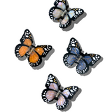 Hand-painted Mini Monarch Butterfly Claw Hair Clip | Eco-Friendly