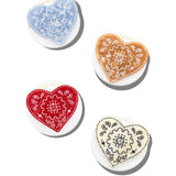 Hand-painted Paisley Heart GripCharm | Eco-Friendly