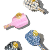 Hand-painted Pickleball Paddle Claw Hair Clip | Eco-Friendly