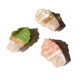 Hand-painted Soft Serve Icecream Claw Hair Clip | Eco-Friendly