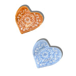 Hand-painted Paisley Heart Claw Hair Clip | Eco-Friendly_group