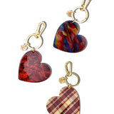 Handmade Heart Bag Charm + Keychain - Limited Edition