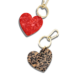 Handmade Heart Bag Charm + Keychain | Eco-Friendly