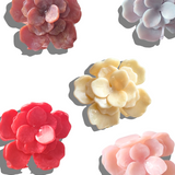 Handmade Origami Gardenia Flower Claw Hair Clip