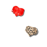 Handmade Mini Heart Lay Down Claw Clip | Eco-Friendly