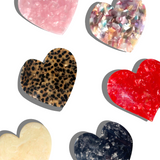 Handmade Heart Acetate Claw Hair Clip | Eco-Friendly