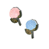 Hand-painted Hydrangea Claw Hair Clip | Eco-Friendly