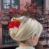 Hand-painted Maple Leaves Claw Hair Clip | Eco-Friendly