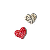 Hand-Painted Mini Paisley Heart Claw Hair Clip | Eco-Friendly