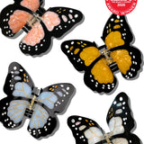 Hand-painted Monarch Butterfly Claw Hair Clip | Eco-Friendly