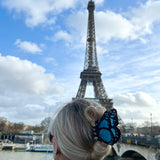 Hand-painted Monarch Butterfly Claw Hair Clip | Eco-Friendly