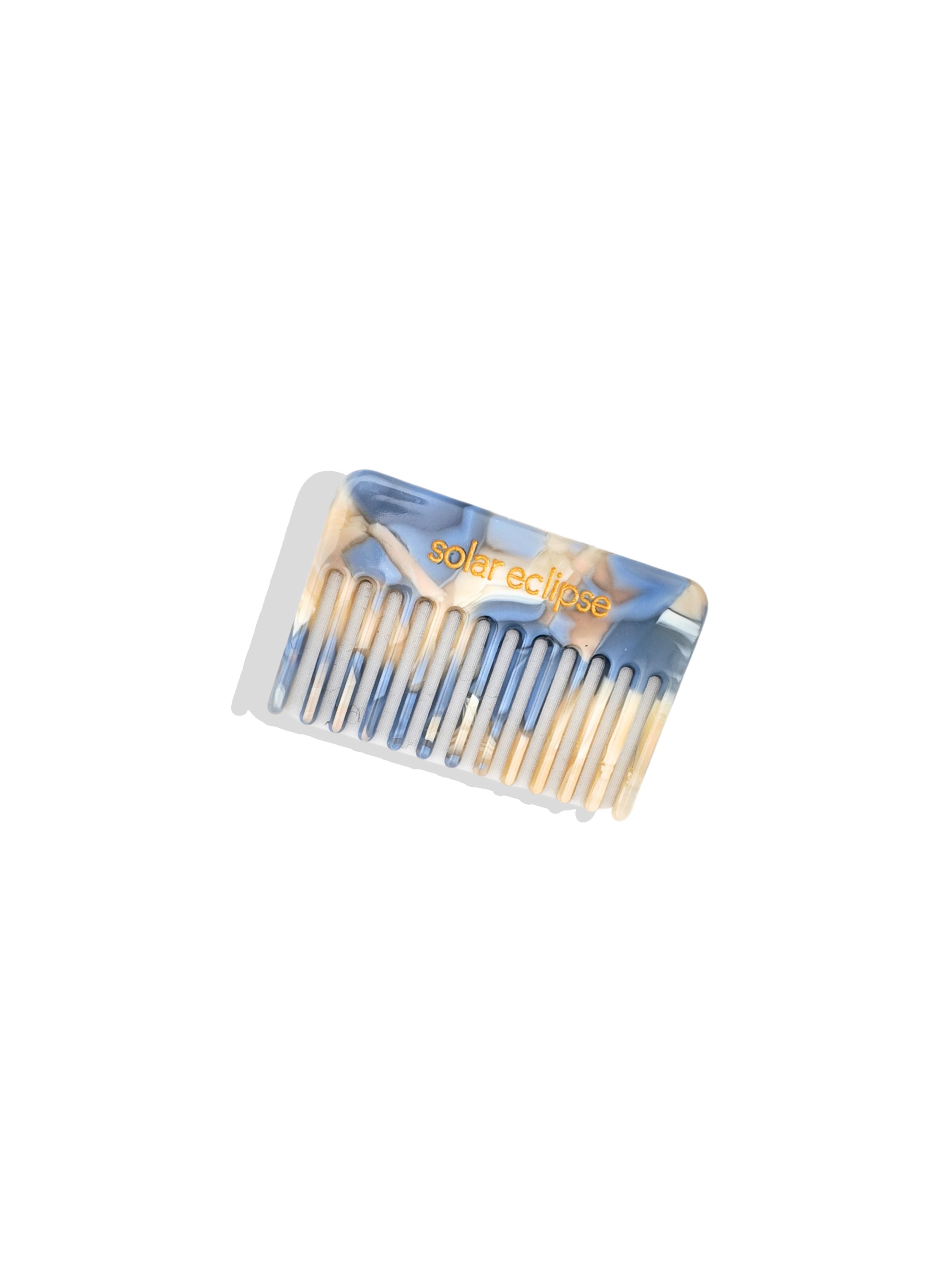 Pocket Size Wide Tooth Acetate Hair Comb | Eco-Friendly