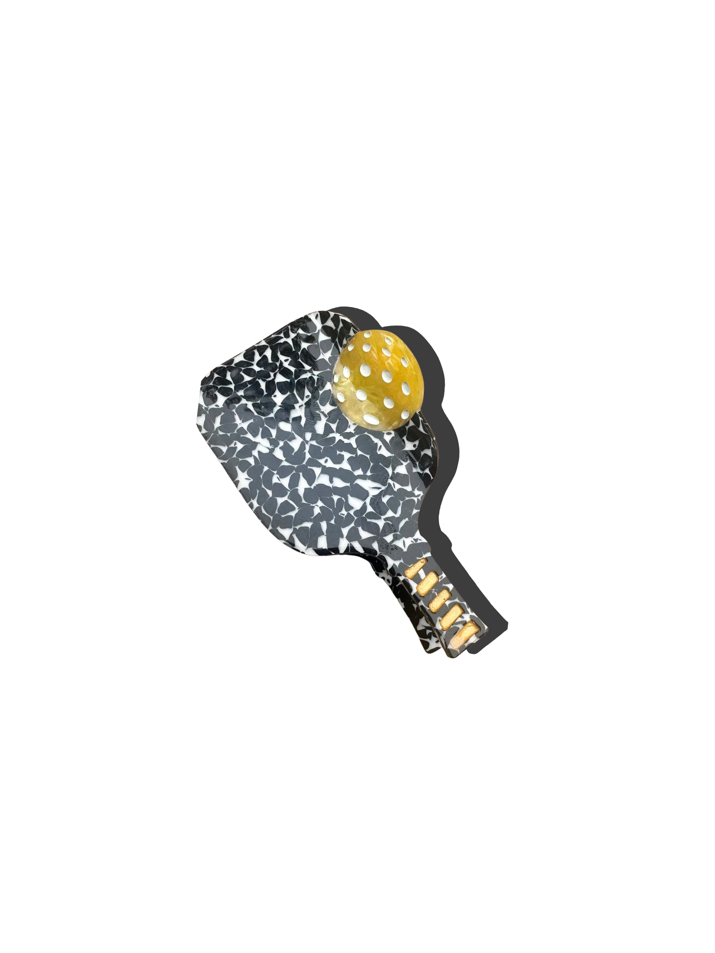 Hand-painted Pickleball Paddle Claw Hair Clip | Eco-Friendly