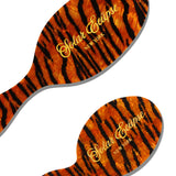 Hand-painted Solar Eclipse Tiger Orange Brush | Eco-Friendly